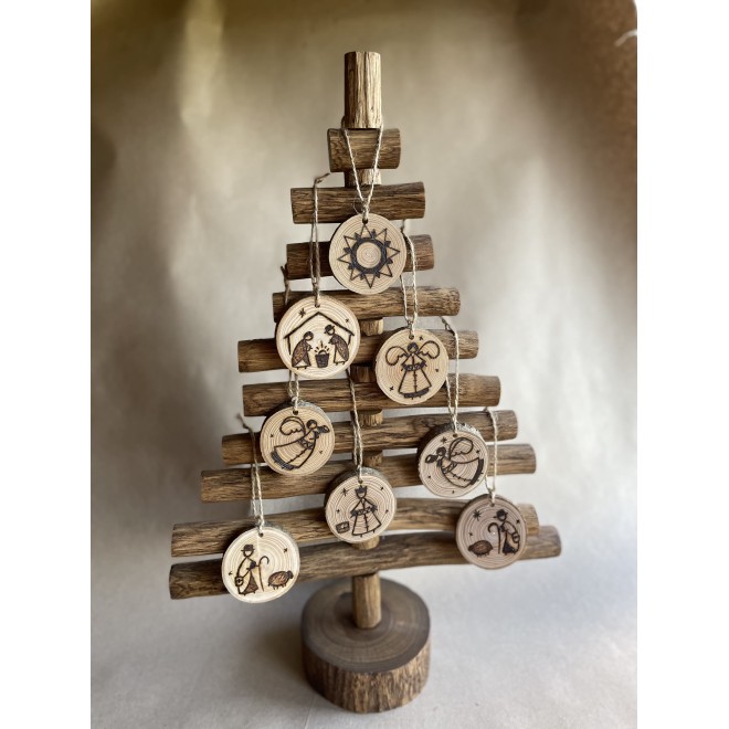 Rustic Brown Branch Christmas Tree