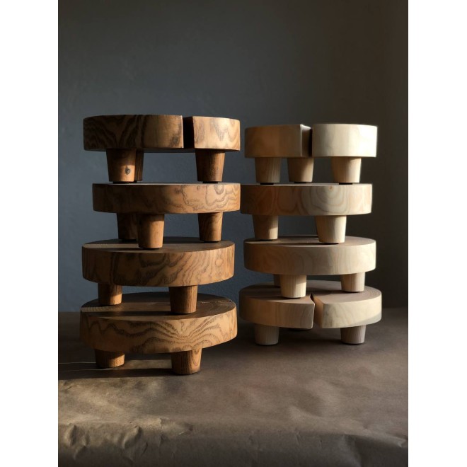 Handmade Wooden Stand 4–7 Sizes