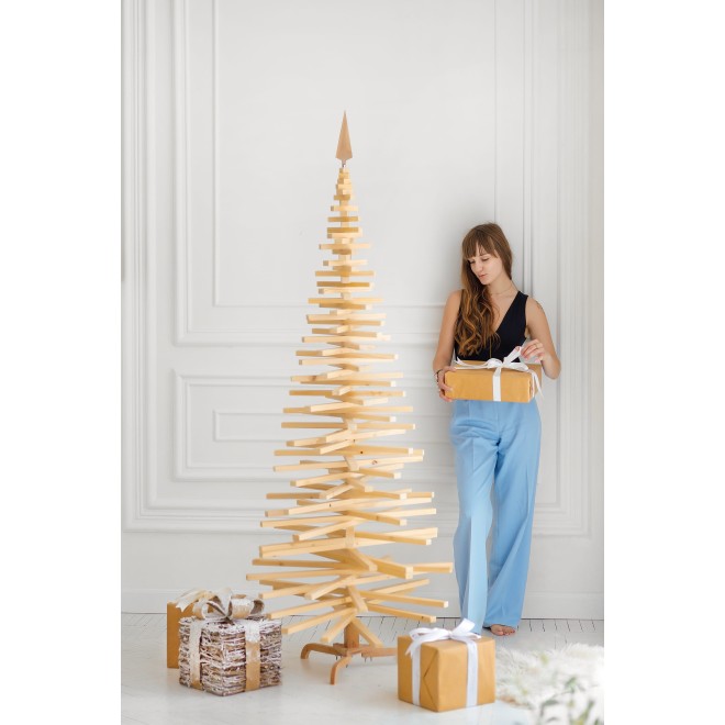 Natural Wooden Christmas Tree
