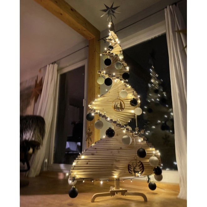Natural Wooden Christmas Tree