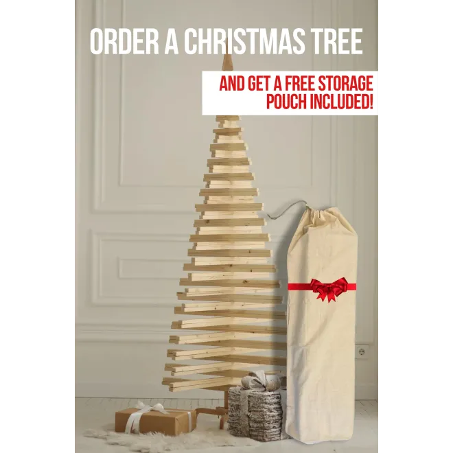 Natural Wooden Christmas Tree