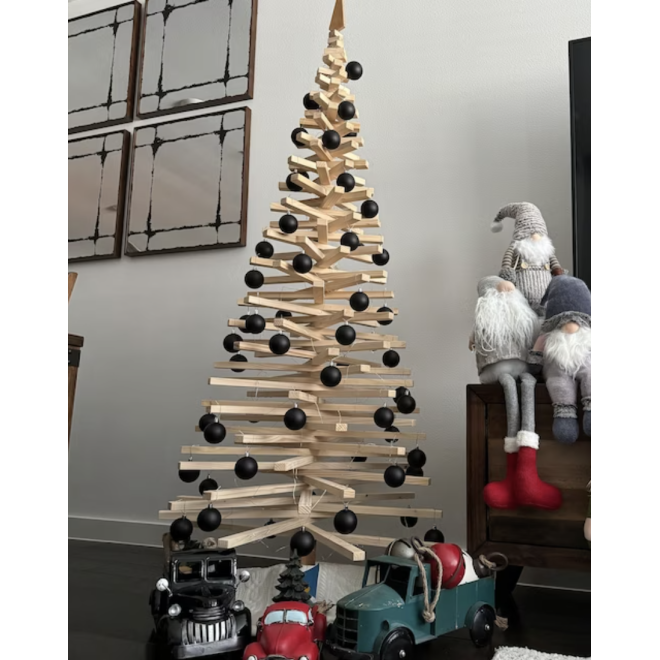 Natural Wooden Christmas Tree