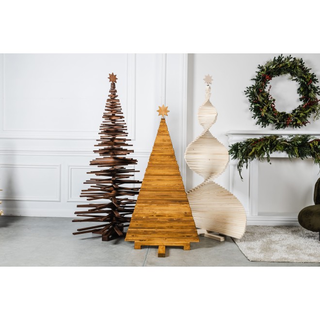 Farmhouse Dark Brown Christmas Tree