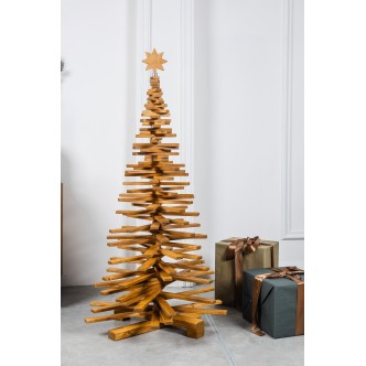 Rustic Brown Christmas Tree
