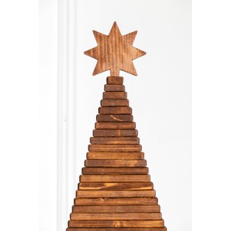 Farmhouse Dark Brown Christmas Tree