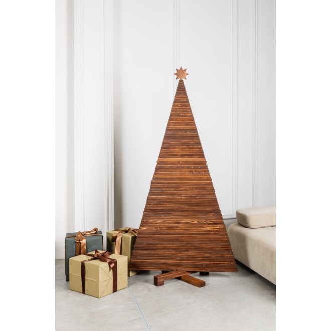 Farmhouse Dark Brown Christmas Tree