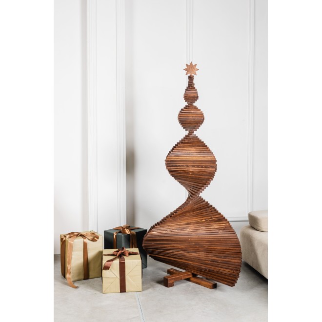 Farmhouse Dark Brown Christmas Tree