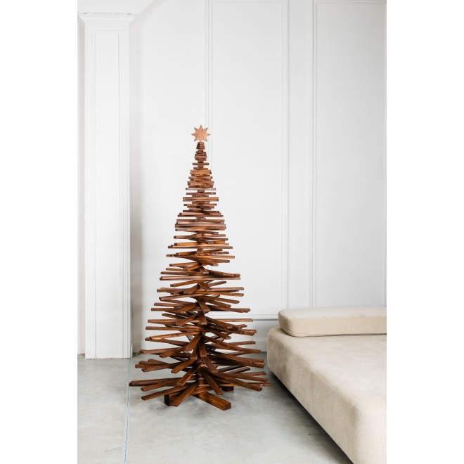 Farmhouse Dark Brown Christmas Tree