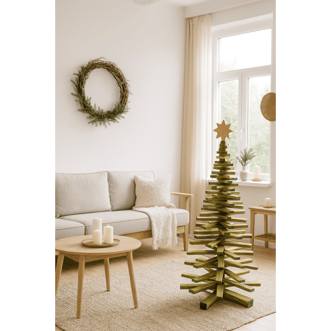 Green Pallet Christmas Tree