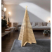 Futuristic Wooden Christmas Tree, Multifunctional Handmade Xmas Tree