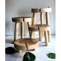 Multifunctional wooden stand in 4 sizes