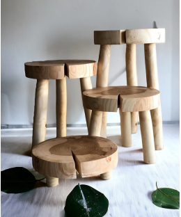 Multifunctional wooden stand in 4 sizes