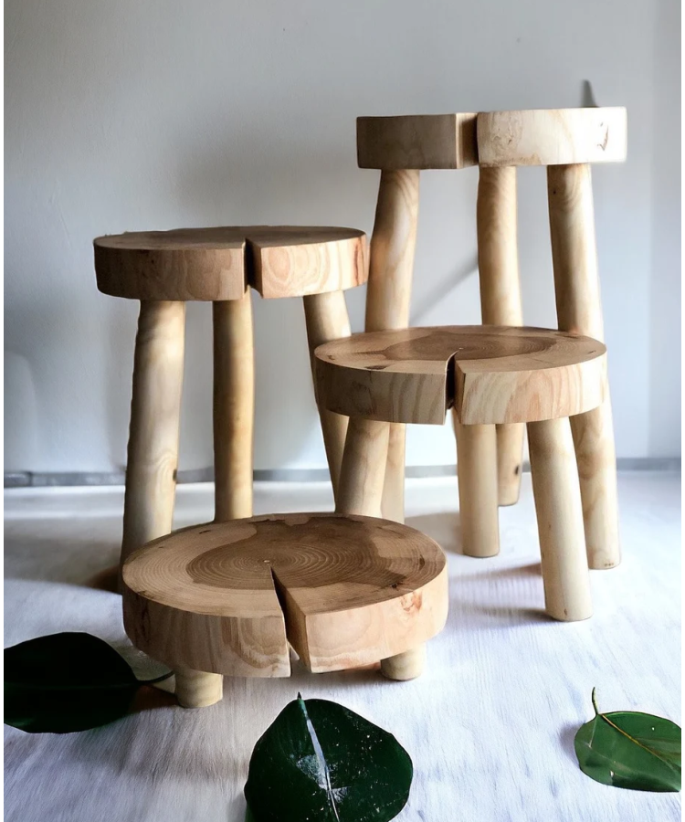 Multifunctional wooden stand in 4 sizes