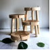 Multifunctional wooden stand in 4 sizes